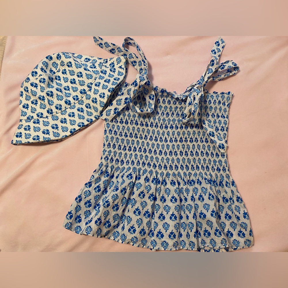J-Crew factory blue top